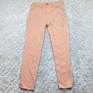 Rag & Bone High Rise Skinny Jeans Women's 25 Prairie Sun Peach Colored Denim